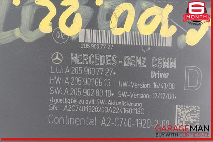 16-22 Mercedes X253 GLC300 4MATIC Front Left Side Seat Control Module Unit OEM