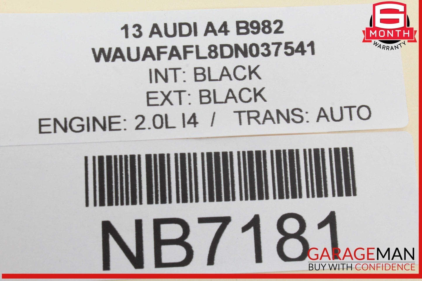 13-16 Audi A4 Front Right Passenger Side Door Control Module Unit 8T0959792G OEM