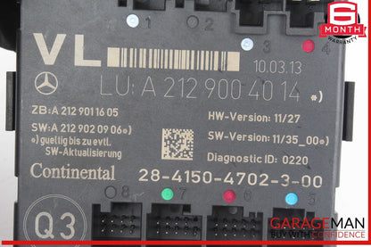 08-18 Mercedes W212 E350 C300 Front Left Side Door Control Module Unit OEM