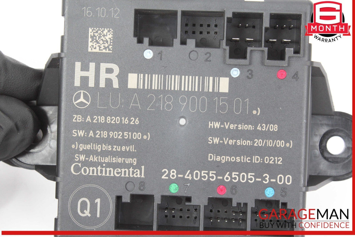 08-18 Mercedes W204 C250 C300 Rear Right Side Door Control Module Unit OEM
