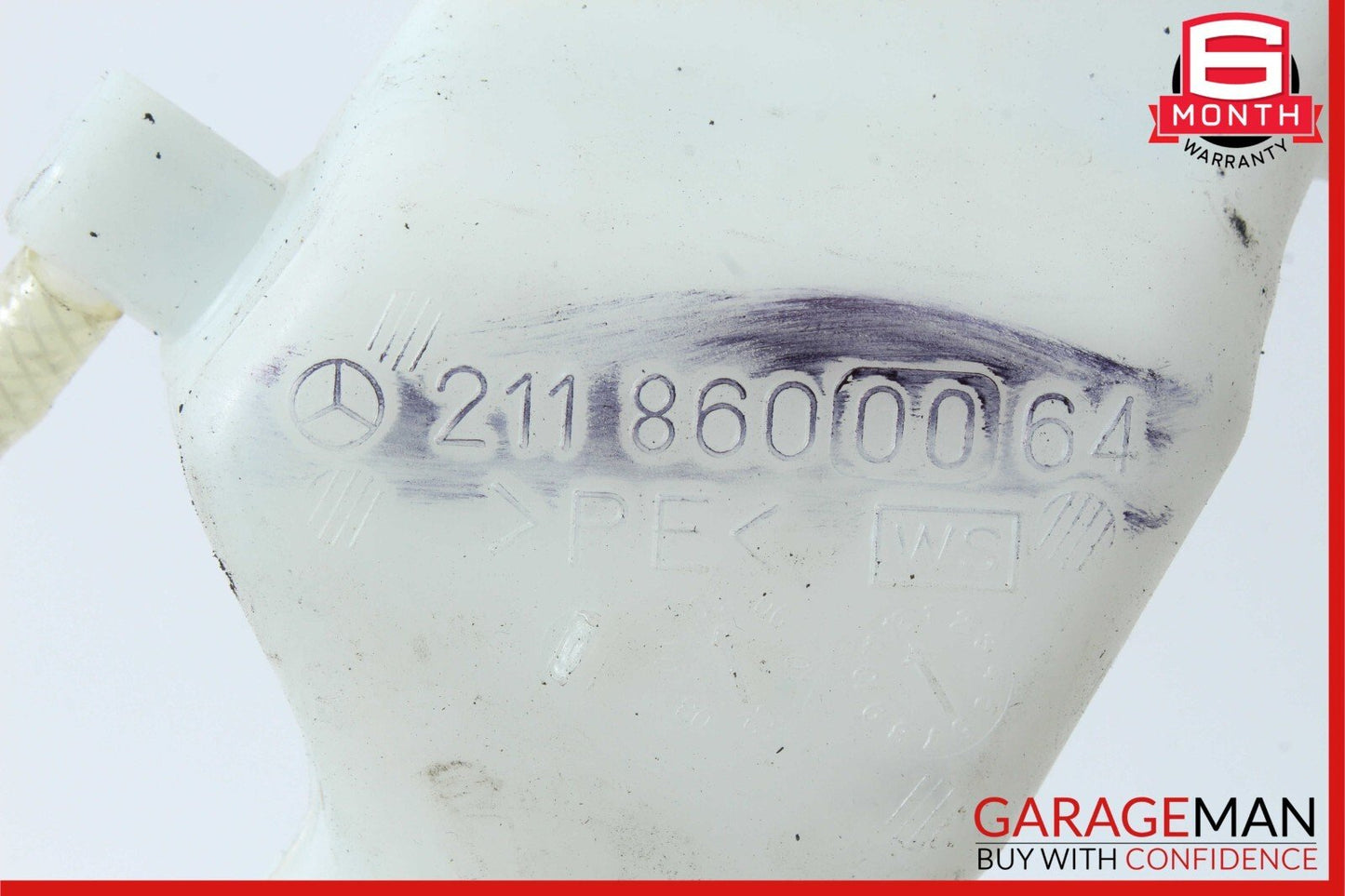 06-09 Mercedes W219 CLS500 Windshield Washer Reservoir Filler Neck 2118600064