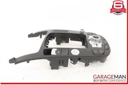 13-16 Audi A4 Q5 SQ5 Front Center Console Trim Panel w/ Switches 8T0919611C OEM