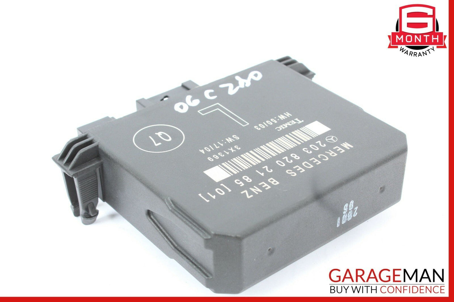 01-07 Mercedes W203 C280 C320 C55 AMG Rear Left Side Door Controller Module Unit