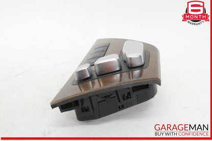 10-16 Mercedes W207 E400 E550 Front Left Side Seat Adjustment Switch w/ Trim OEM