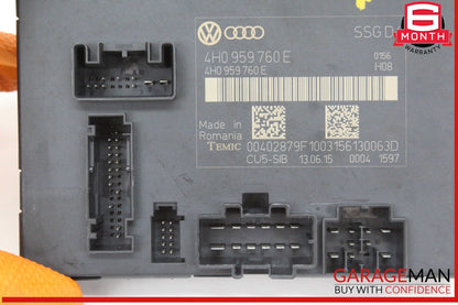 11-18 Audi A8 S8 Front Left or Right Side Seat Control Module 4H0959760E OEM