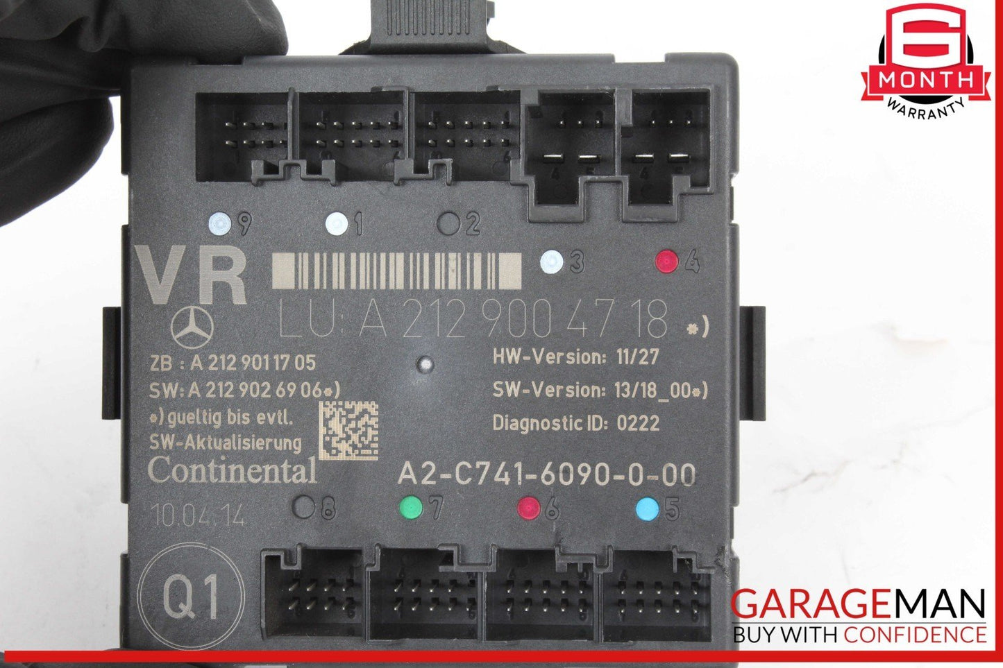08-18 Mercedes W212 E350 Front Right Passenger Side Door Control Module Unit OEM