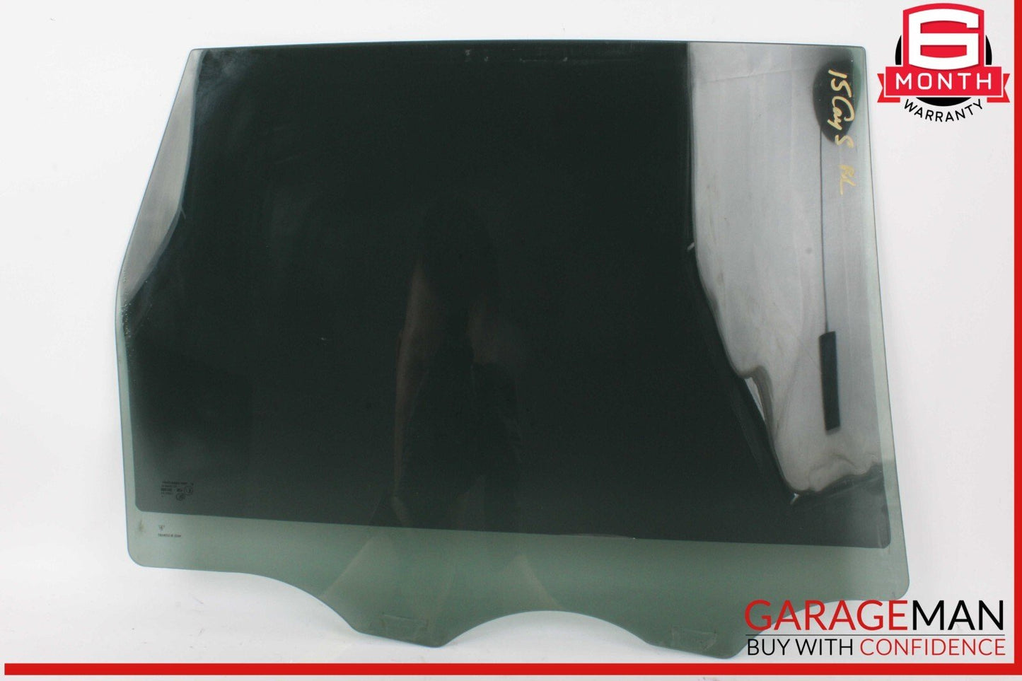 11-18 Porsche Cayenne 958 Rear Left Driver Side Door Window Glass OEM