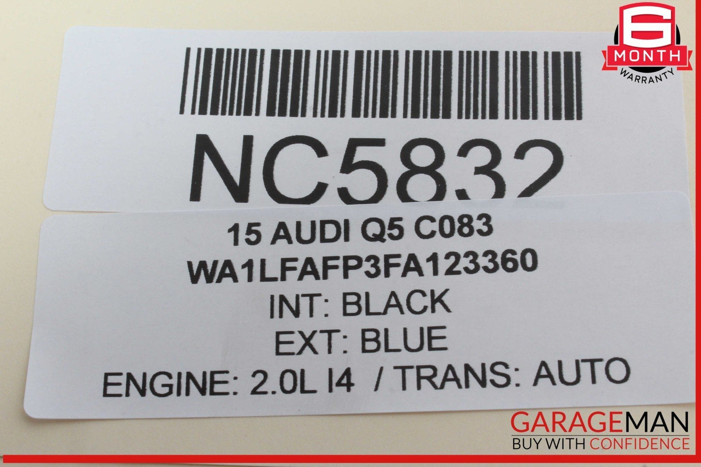 13-17 Audi Q5 Front Right Passenger Side Window Regulator Motor 8K0959802B OEM