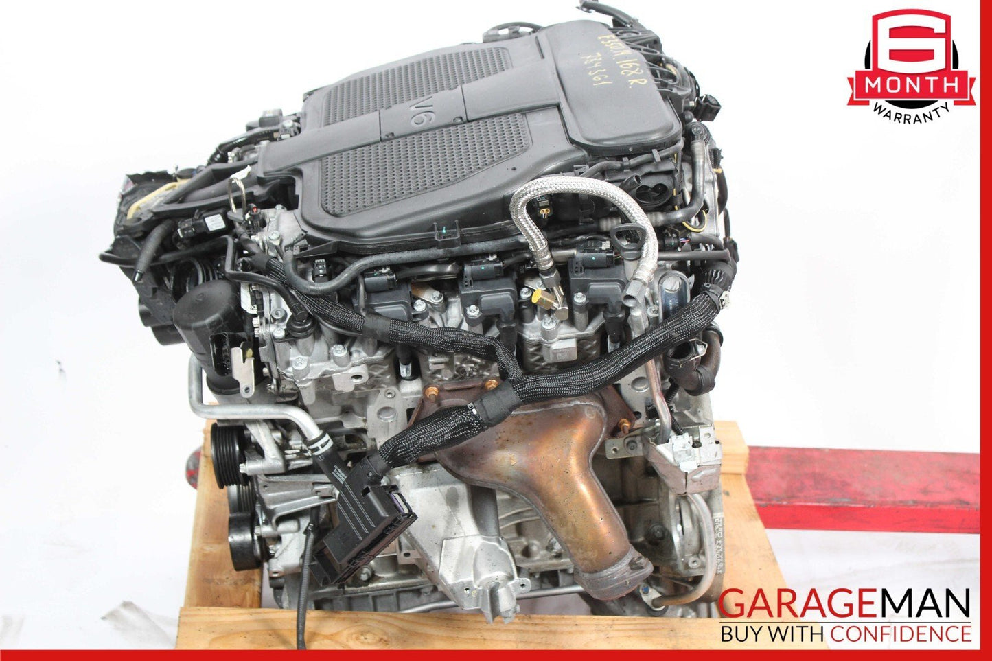 12-16 Mercedes W212 E350 CLS350 3.5L V6 RWD Engine Motor Block Assembly OEM