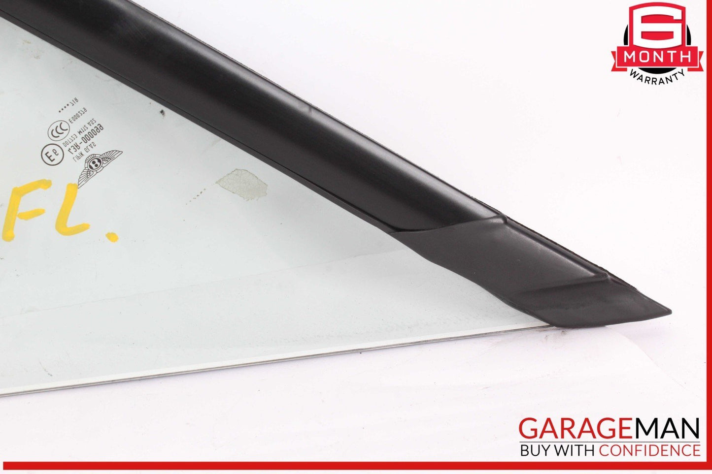 07-18 Bentley Continental GTC Front Left Driver Side Door Vent Window Glass