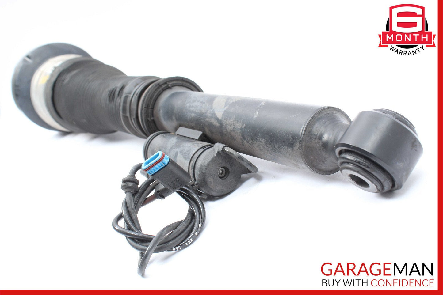 07-14 Mercedes W221 S550 S400 Rear Right Air Suspension Shock Strut Airmatic OEM