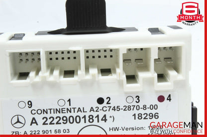 15-18 Mercedes W205 C300 C400 Rear Left Driver Side Door Control Module Unit