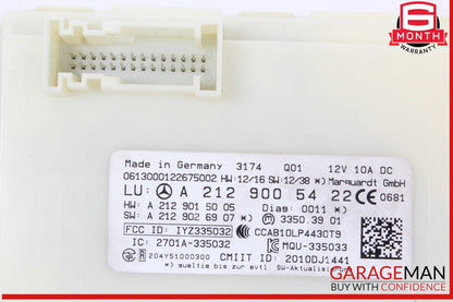 13-20 Mercedes W212 E350 SL550 ML400 Keyless Go Entry Control Module OEM