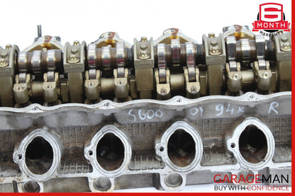 01-02 Mercedes W215 S600 CL600 Engine Motor Right Cylinder Head 1370161601 94k