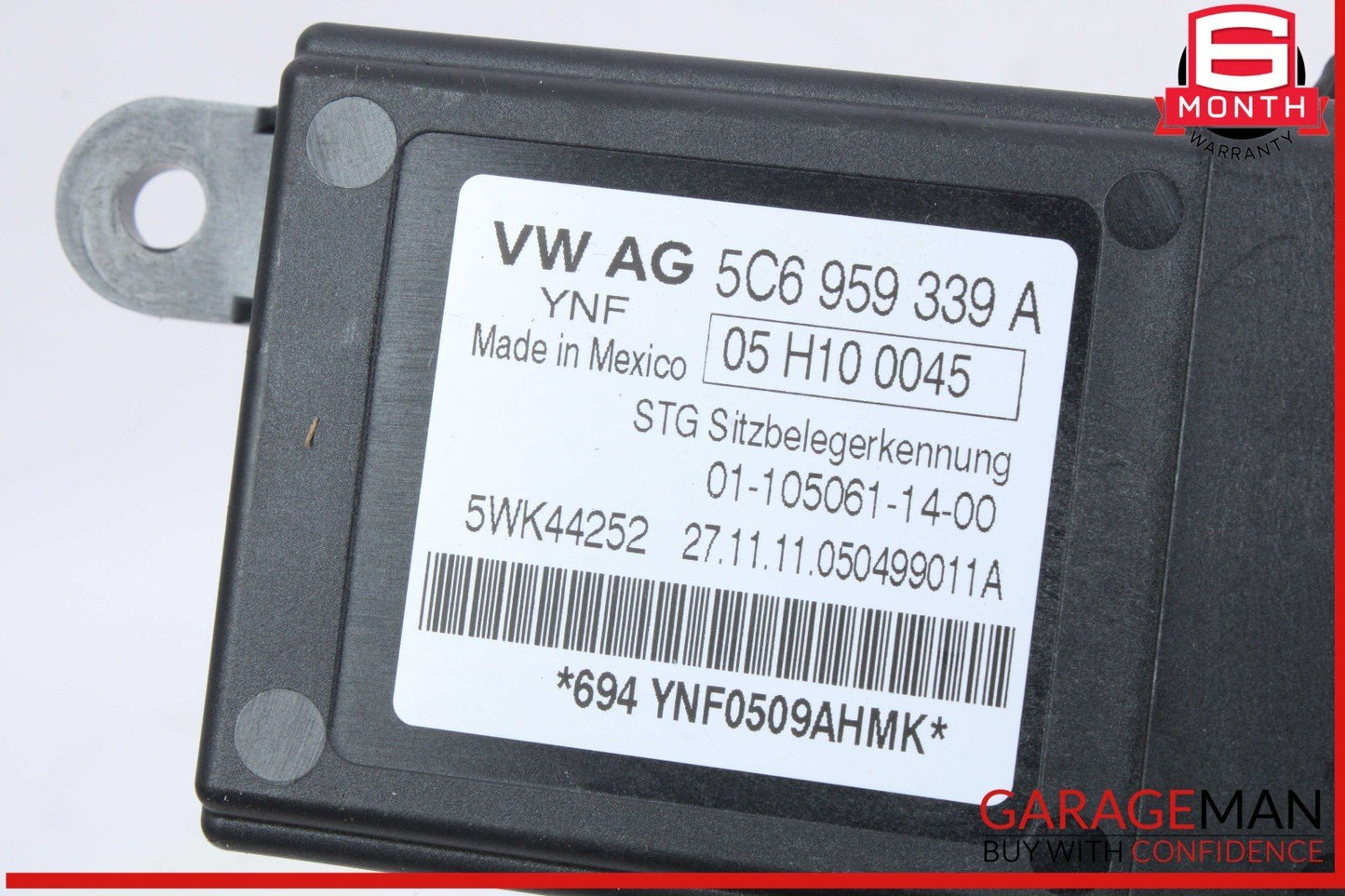 12-18 Audi A6 A7 Front Right Passenger Side Seat Occupant Sensor Control Module
