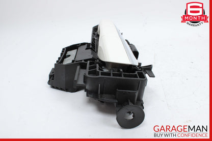10-15 Mercedes X204 GLK250 Rear Left Side Exterior Door Handle White OEM