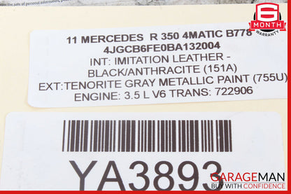 06-13 Mercedes W251 R350 R320 Rear Left Quarter Sound Speaker 2518200302 OEM
