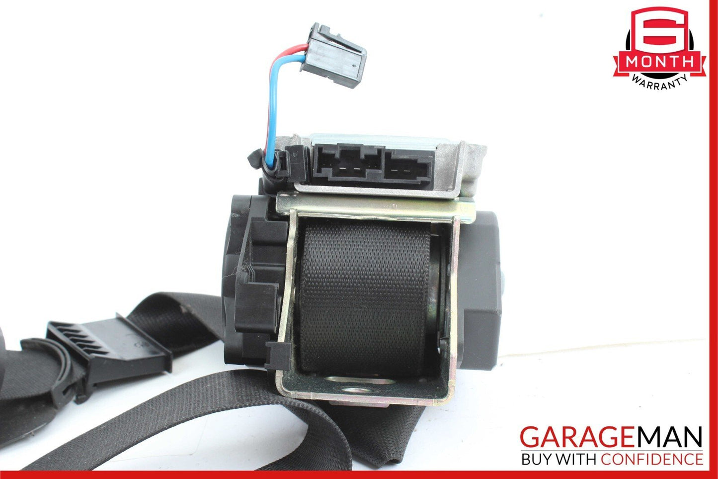07-09 Mercedes W211 E350 Front Left Drive Seat Belt Seatbelt Retractor Black OEM
