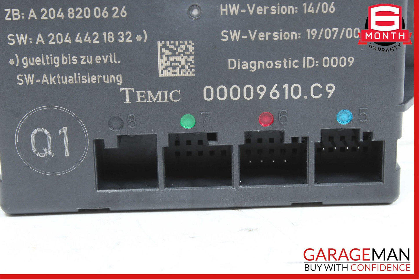 08-18 Mercedes W204 C300 E400 Front Left Side Door Control Module OEM