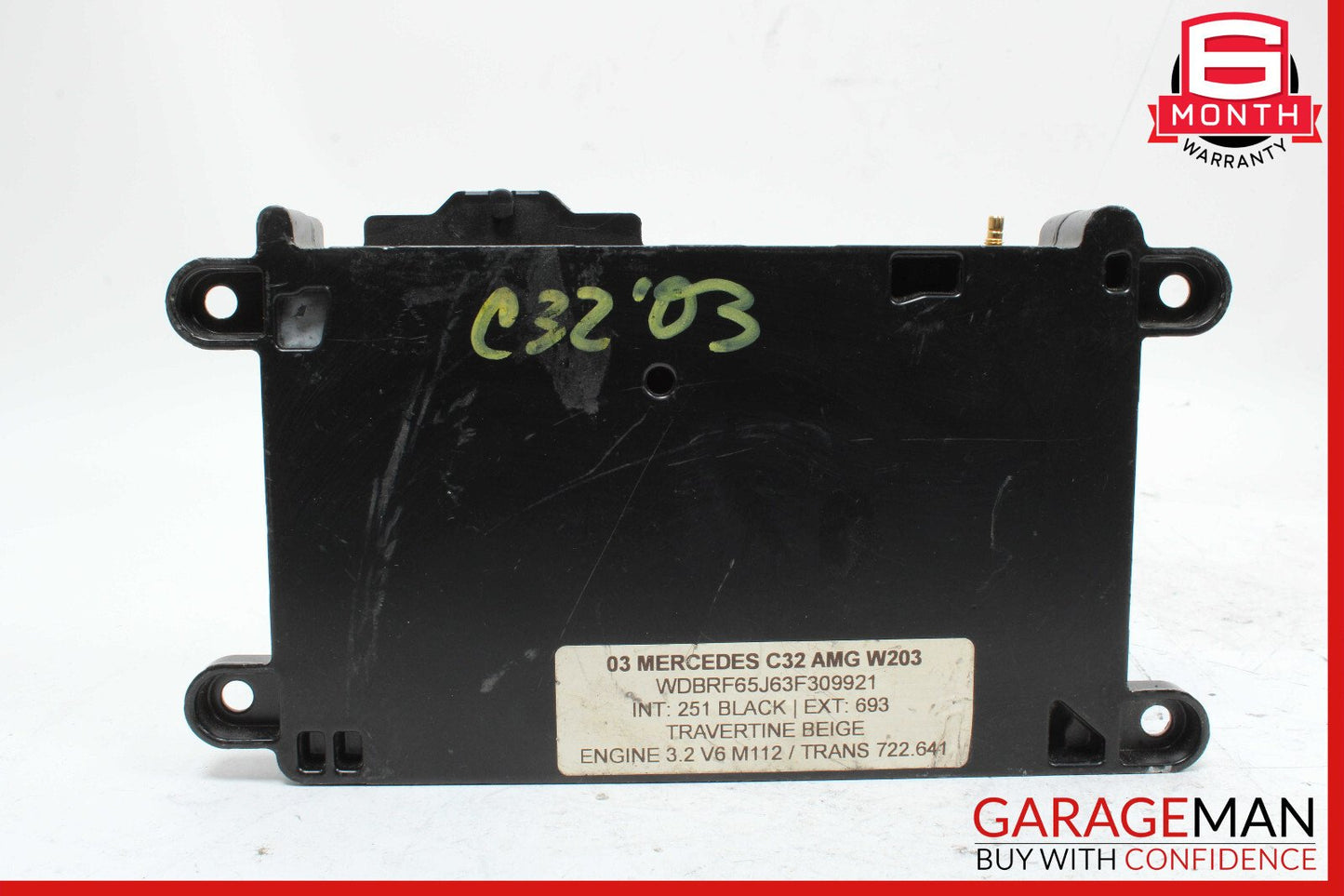 Mercedes W203 C32 SL550 CL55 AMG Voice Command Control Module 2208204685 OEM
