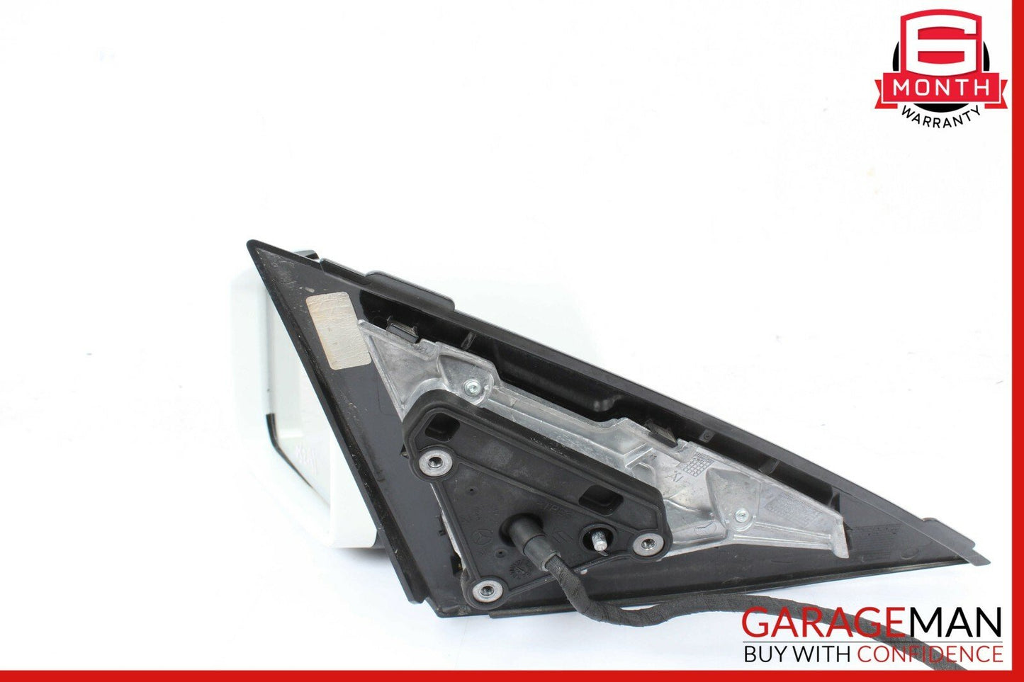 12-14 Mercedes W204 C250 C63 AMG Front Left Side Mirror Rear View Door White