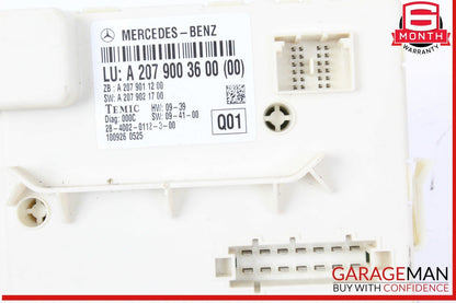 10-17 Mercedes W207 E350 E550 Rear Window Regulator Control Module 2079003600