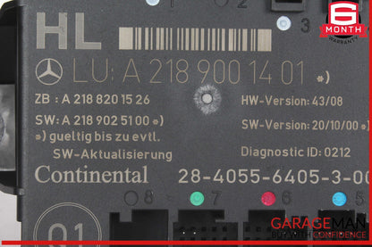 08-18 Mercedes W218 CLS550 C300 E550 Rear Left Side Door Control Module Unit