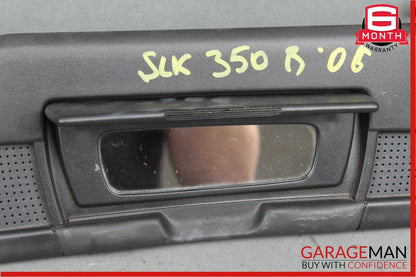 05-11 Mercedes R171 SLK350 Front Right Passenger Sun Visor Sunvisor Shade Black