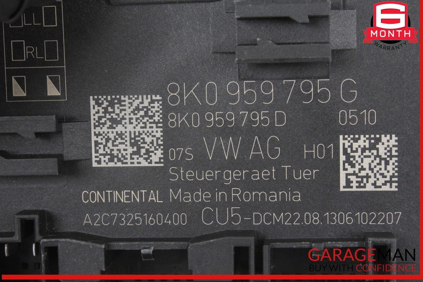 14-17 Audi SQ5 Rear Left or Rear Right Side Door Window Control Module Unit OEM