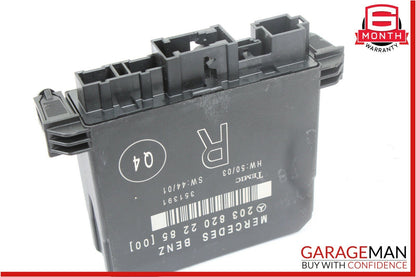 01-07 Mercedes W203 C240 C320 Rear Right Door Control Module OEM