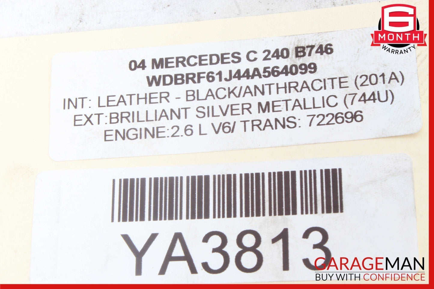 01-07 Mercedes W203 C240 C230 Front Right Side Lower Control Arm 20311 OEM