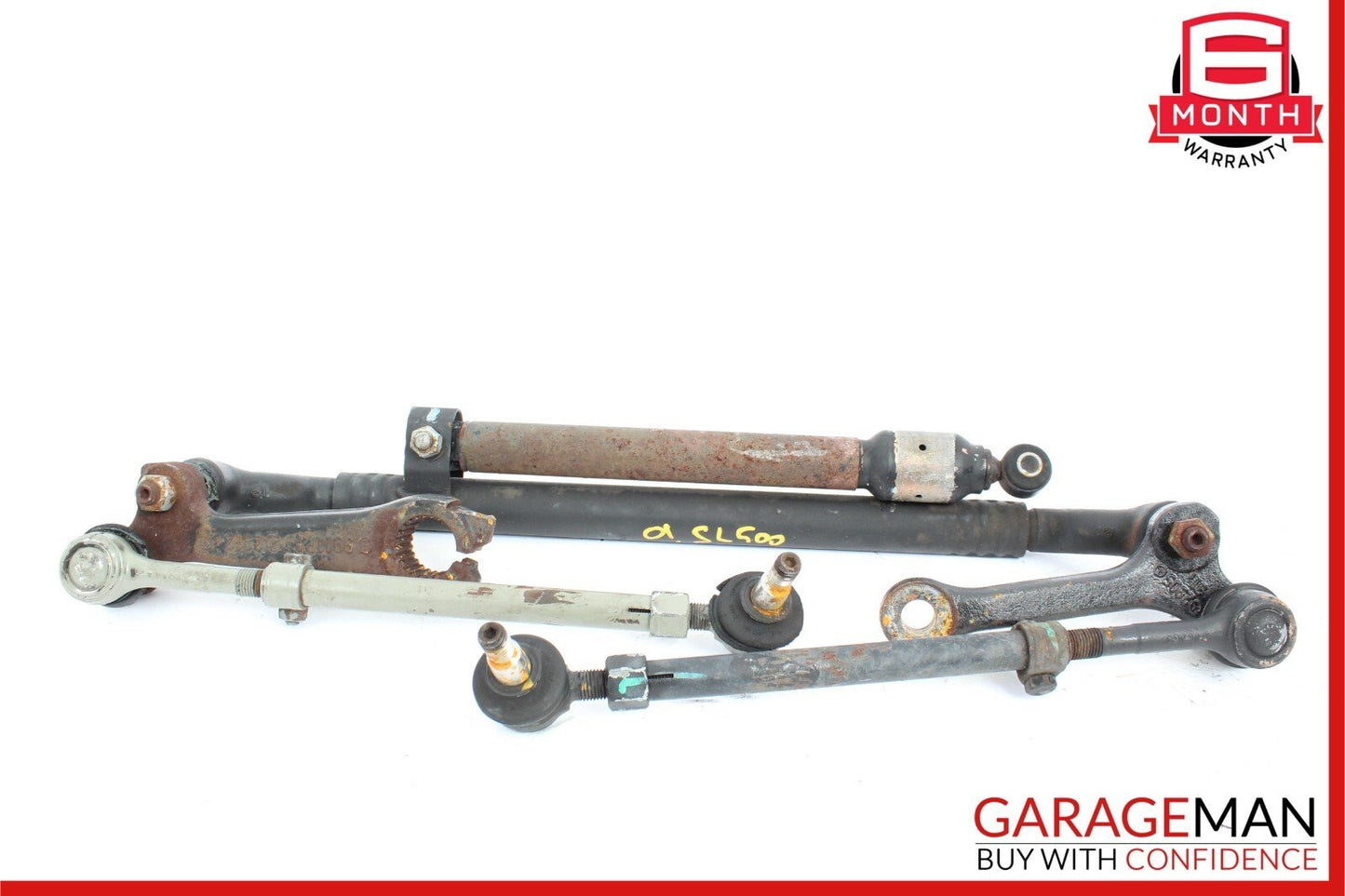 90-02 Mercedes R129 SL500 300SL SL600 Power Steering Rack Gear Linkage Assembly