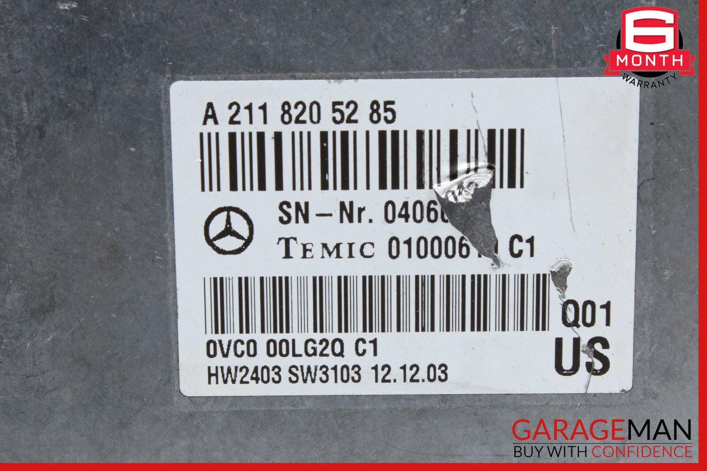 00-06 Mercedes S430 E320 E500 Hands Free Voice Communication Control Module Unit