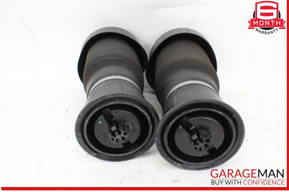 14-18 BMW X5 F15 X6 Rear Left and Right Side Air Suspension Spring Set OEM