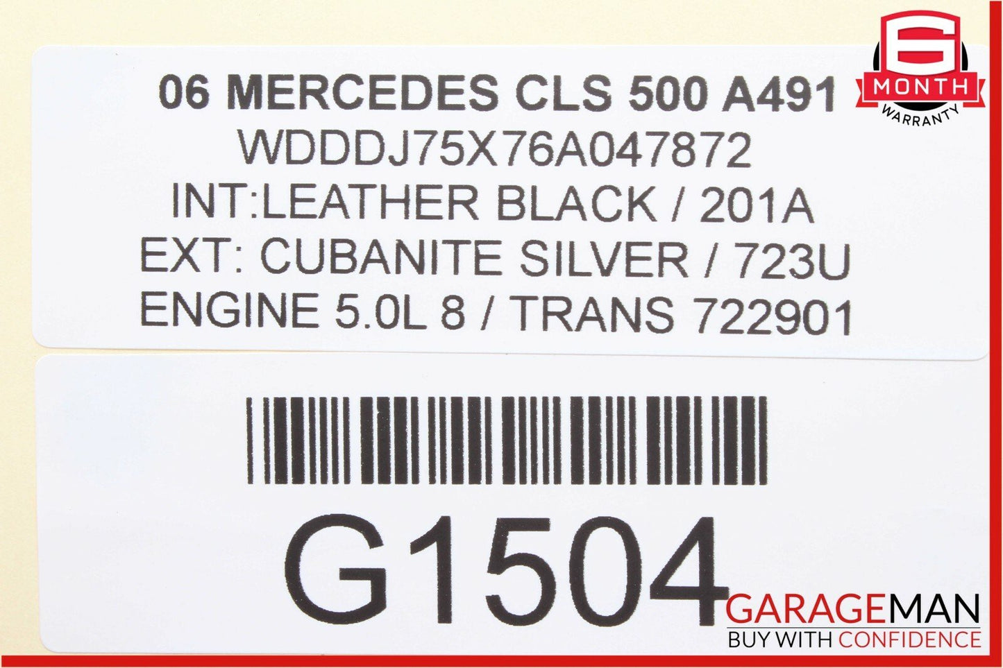 03-11 Mercedes W219 CLS500 E320 E350 BCM BCU Body Computer Control Module OEM