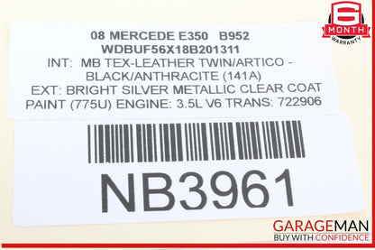 05-09 Mercedes W211 E350 SLK350 SLK280 Brake Stop Pedal Pad 2112901519 OEM