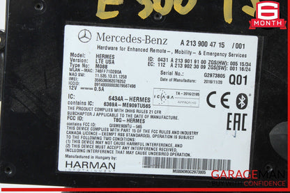 12-23 Mercedes W213 E300 GLC300 Communication Computer Control Module Unit OEM