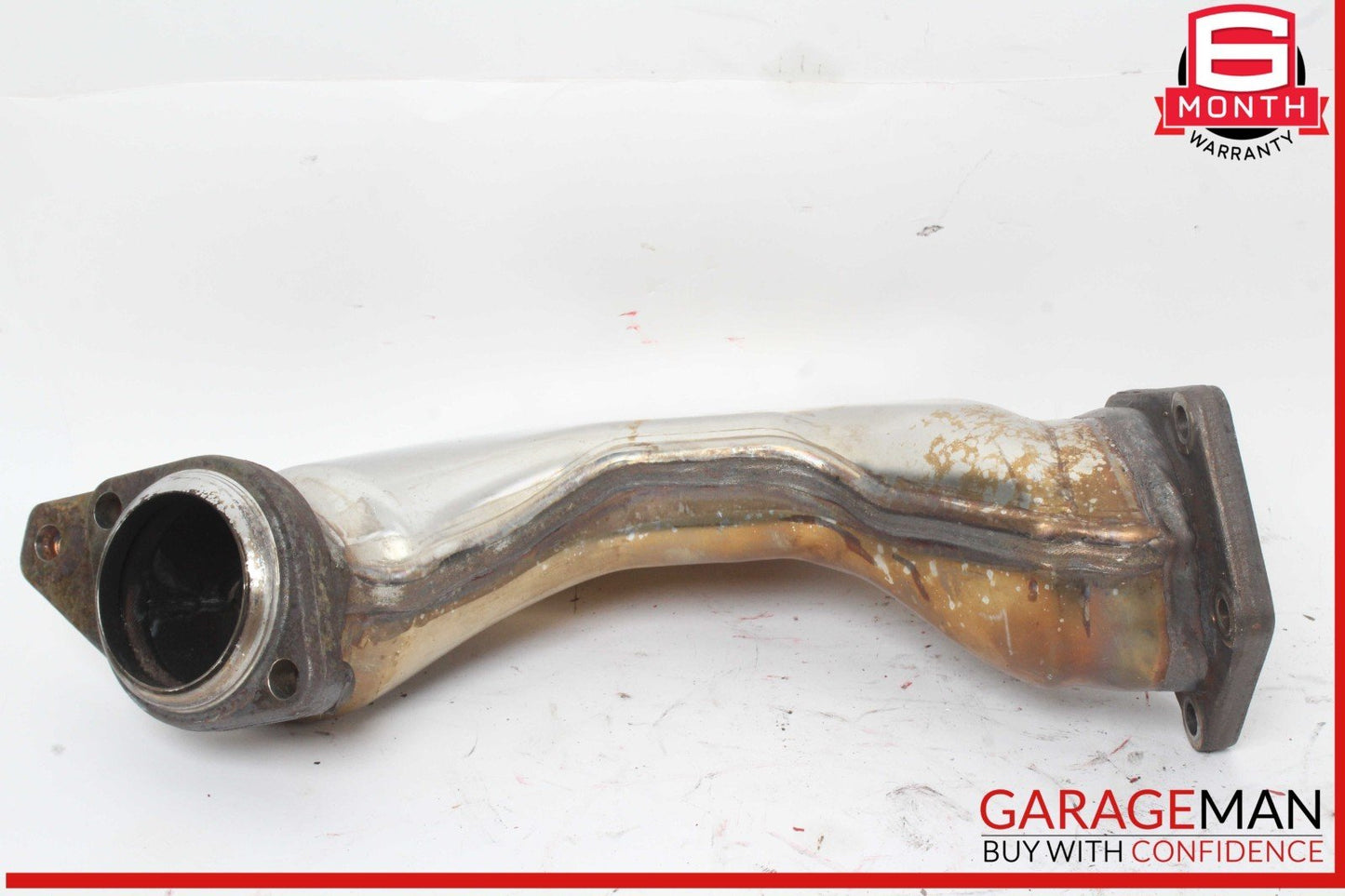 12-18 Mercedes W218 CLS550 4.6L Right Exhaust Pipe Adapter 2781400808 OEM