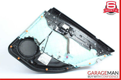 08-14 Mercedes W204 C250 Sedan Rear Left Side Interior Door Panel Cover Gray OEM