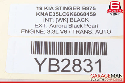 18-23 Kia Stinger Front Right Passenger Side Door Window Motor