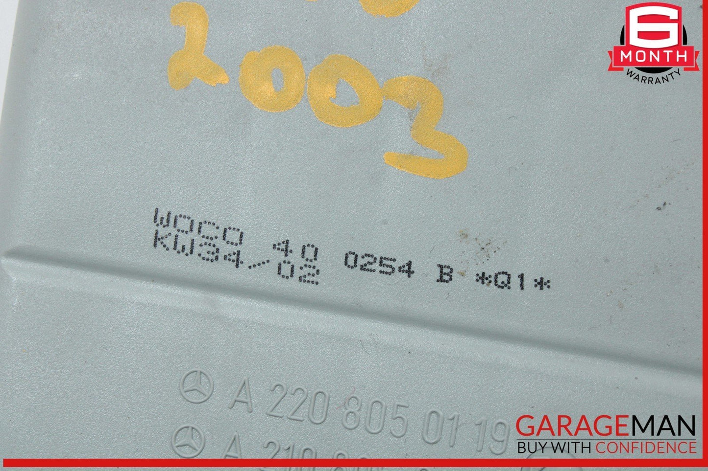 00-12 Mercedes R230 SL500 S500 Seat Vacuum Pump Reservoir Tank 2208050119 OEM