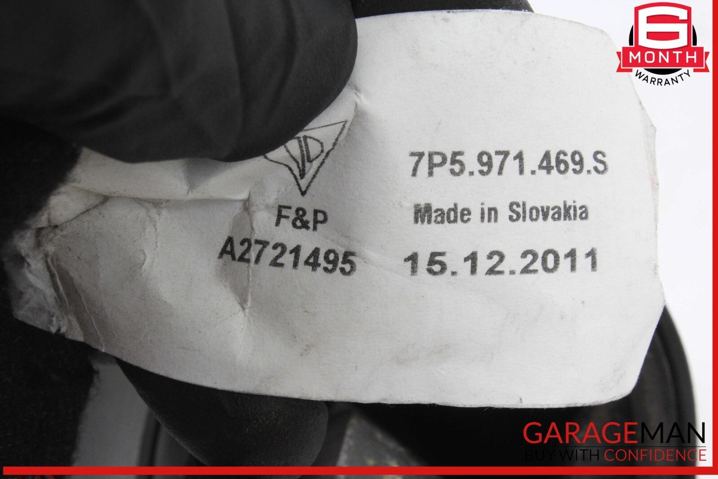 11-14 Porsche Cayenne S 958 Front Left Driver Side Mirror Door Rear View OEM