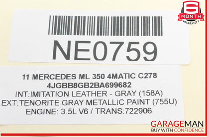 05-13 Mercedes W164 ML350 4MATIC SLK350 Thermostat Housing 2722000515 OEM
