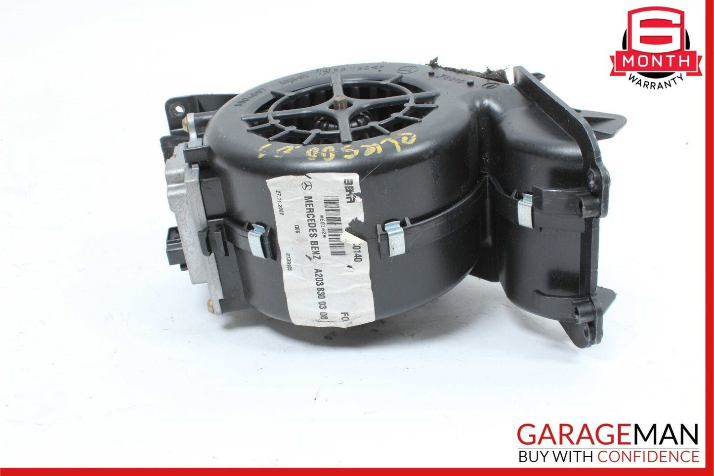 01-09 Mercede W203 C320 CLK500 AC A/C Rear Heater Blower Motor Fan OEM