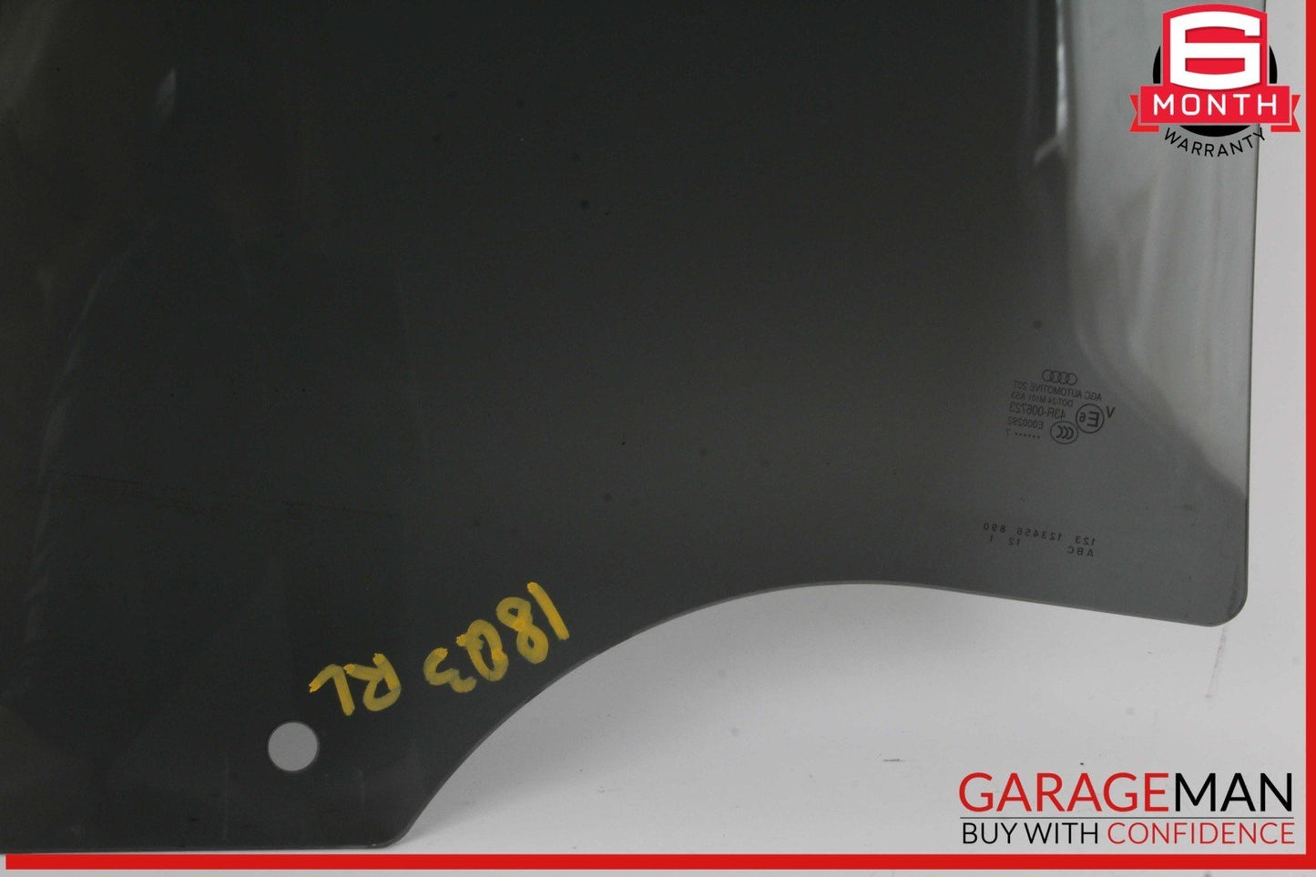 15-18 Audi Q3 Rear Left Driver Side Door Window Glass OEM