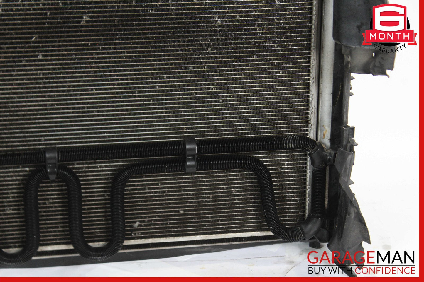 08-15 Mercedes W204 C300 Engine Water Cooling A/C Condenser Radiator w/ Fan OEM