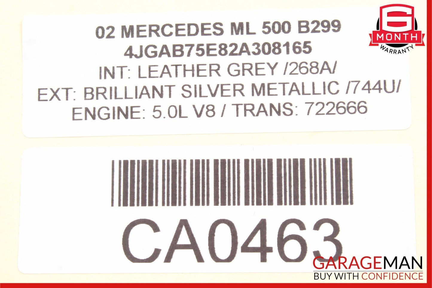 98-05 Mercedes W163 ML500 ML55 AMG Front Left Or Right Seat Control Module Unit