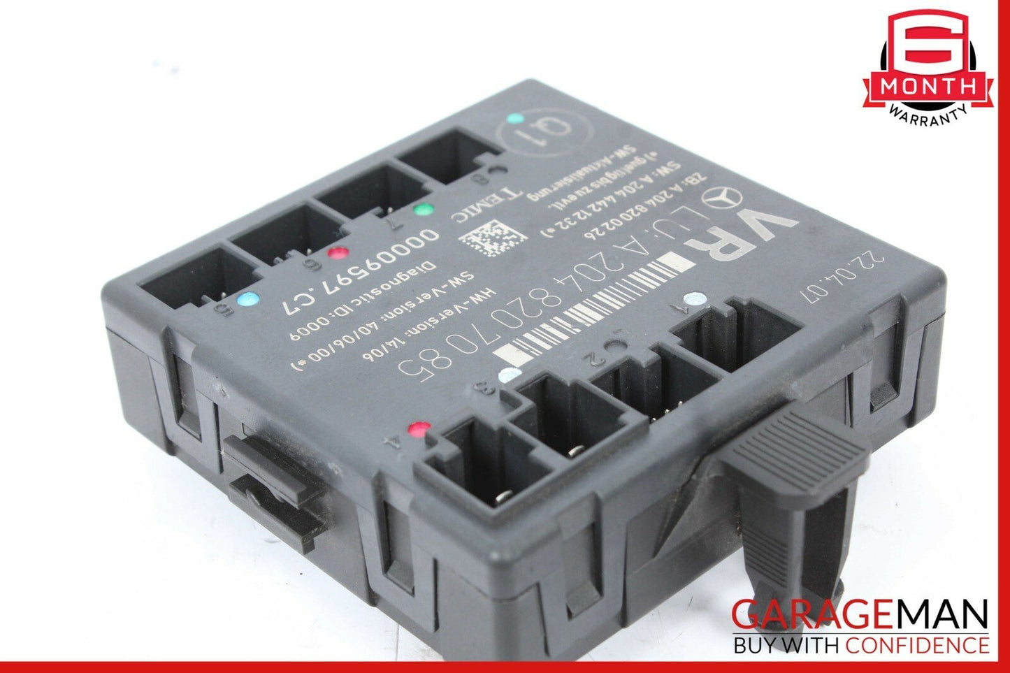 08-11 Mercedes W204 C250 C300 Front Right Passenger Side Door Control Module OEM