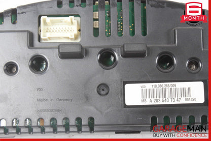 05-07 Mercedes W203 C320 C230 Kompressor Instrument Speedometer Cluster OEM