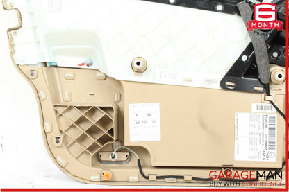 08-14 Mercedes W204 C250 C300 Front Right Side Interior Door Panel Trim Brown